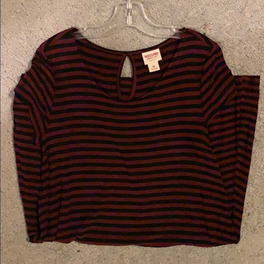 striped t-shirt dress
